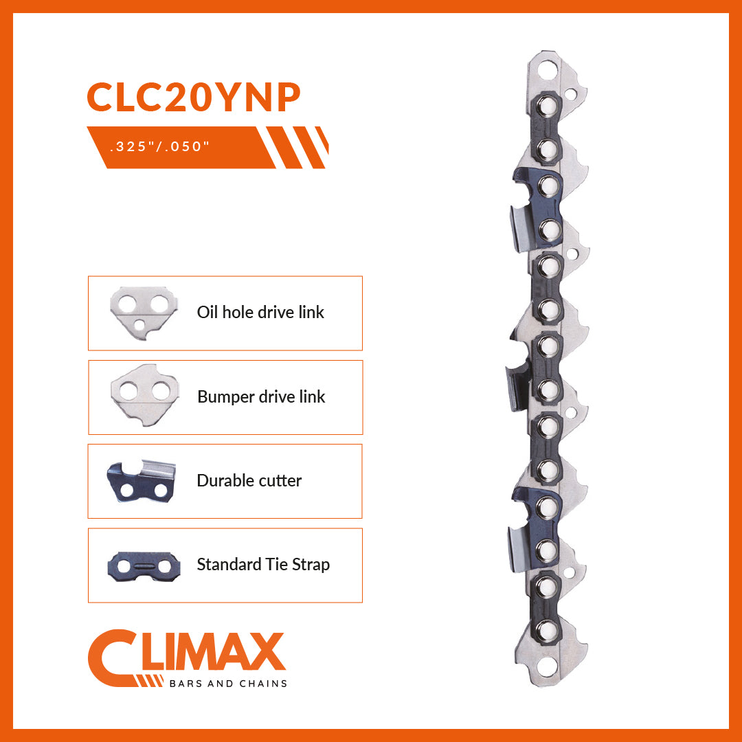 Climax Chainsaw Chain Roll 0.325 0.050" / 1.3mm (CLCR20YNP)