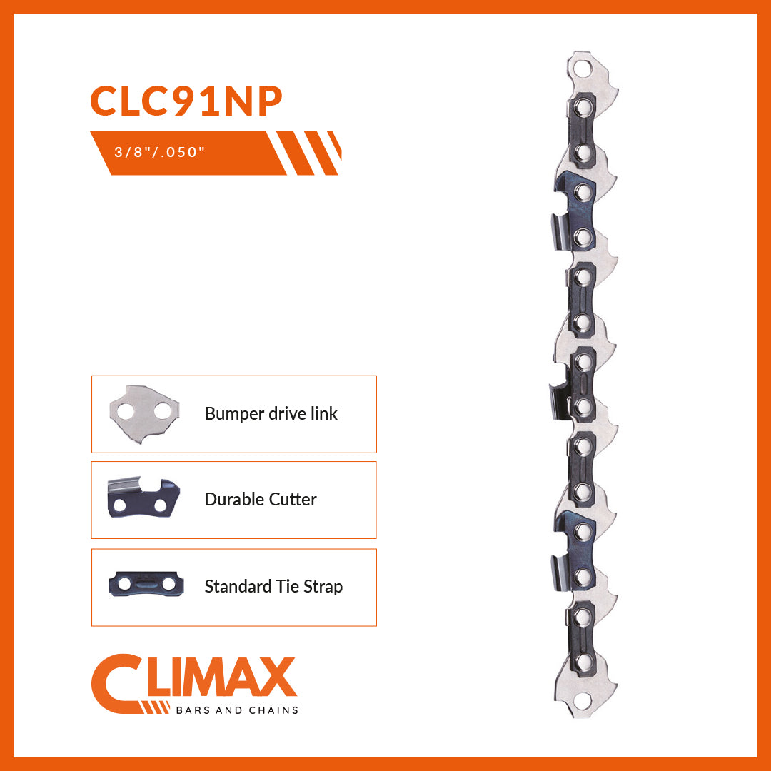 Climax Chainsaw Loop CLC91NP56 (3/8 LP, 0.050 / 1.3mm, 56DL)