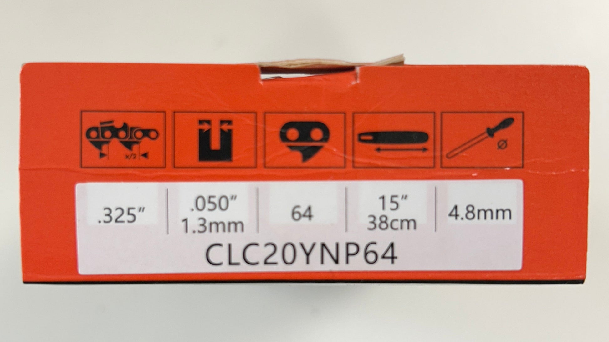 CLC20YNP64 Climax Chainsaw Chain Loop in Orange Box