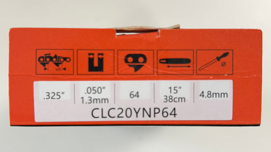 CLC20YNP64 Climax Chainsaw Chain Loop in Orange Box