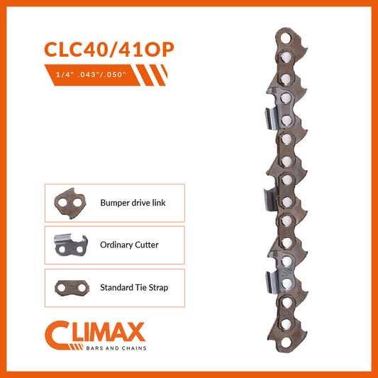 Climax Chainsaw Chain Roll 1/4 0.043" / 1.1mm (CLCR40OP)