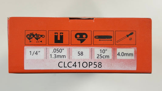 CLC41OP58 Climax Chainsaw Chain Loop in Orange Box