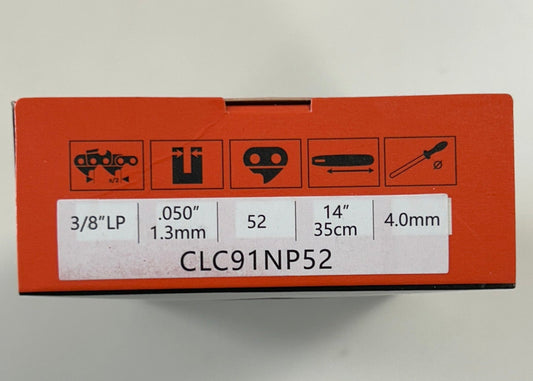 CLC91NP52 Climax Chain Loop. Small orange box.